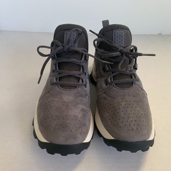 Timberland Men Sz 7 Brooklyn Oxford Gray Suede Walking Shoes Womens Sz 8.5 - 9 - Picture 2 of 15
